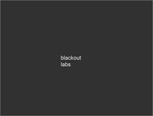 Tablet Screenshot of blackoutlabs.com